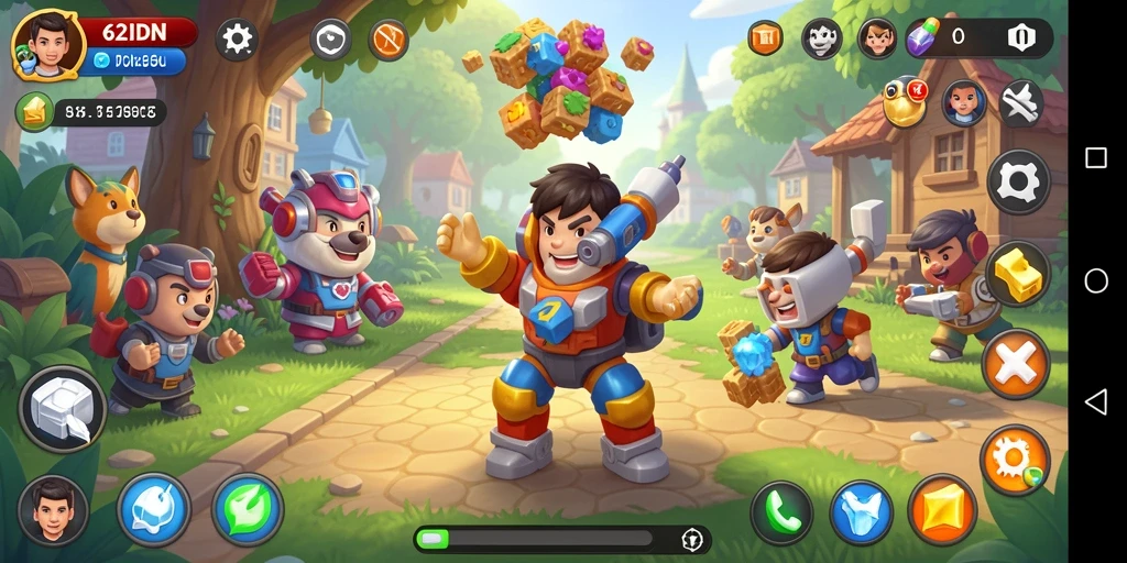 Screenshot gameplay 62IDN menampilkan teka-teki menantang yang seru.
