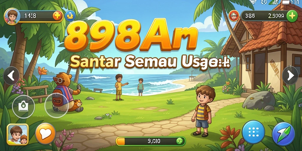 Gameplay casual yang seru dan menghibur di 898A.