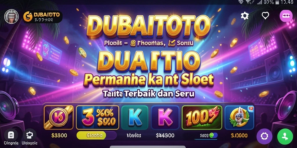 Tampilan menarik dari gameplay DUBAITOTO dengan fitur Slot yang seru.