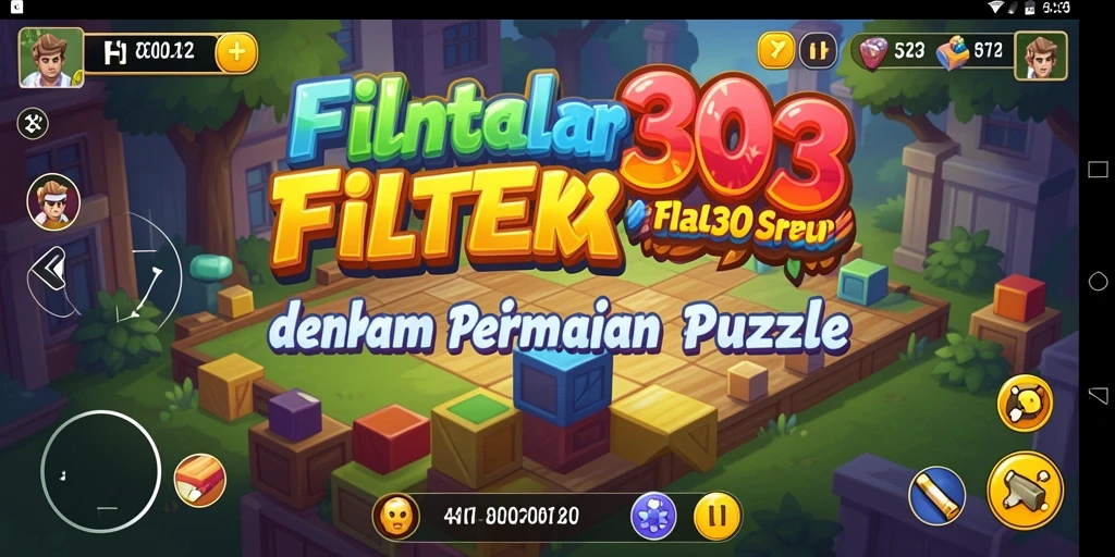 Tampilan gameplay FILTER303 yang menarik dan menantang.