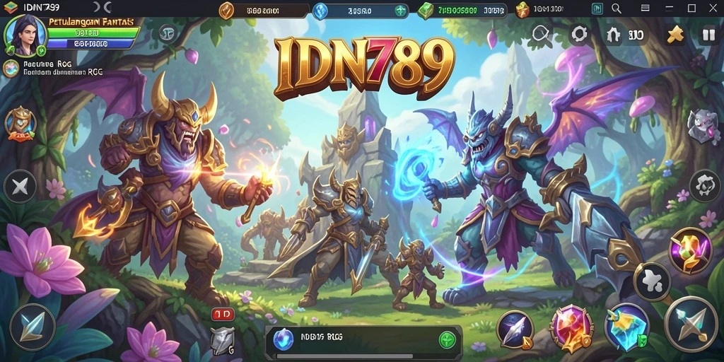 Tampilan gameplay RPG IDN789 dengan aksi seru dan grafis memukau.