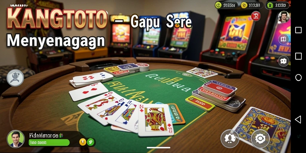 Tampilan gameplay Gaple yang seru dan menarik di KANGTOTO.
