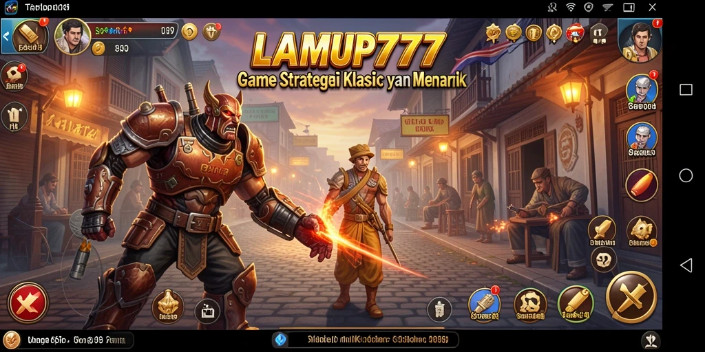 Tampilan gameplay LAMPU777 yang dinamis dan strategis.