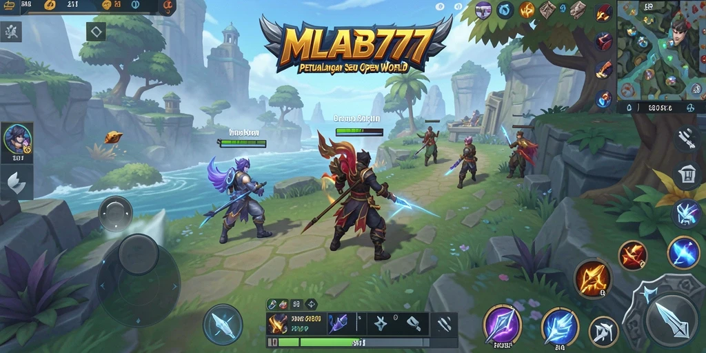 Tampilan menakjubkan dari gameplay Open World MLBB777.