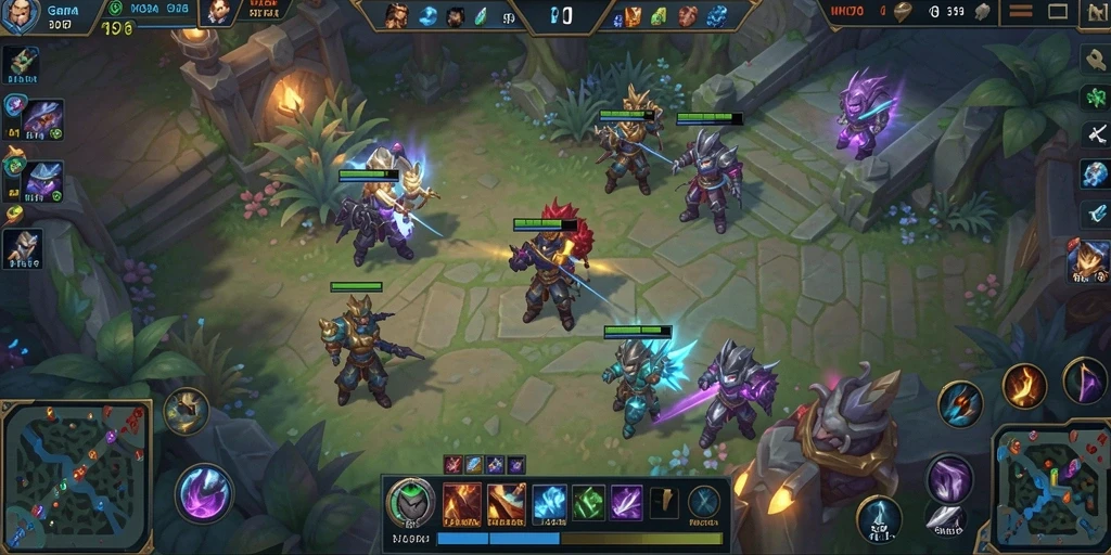 Gameplay seru dan mendebarkan di MPO76 dengan pertarungan tim.