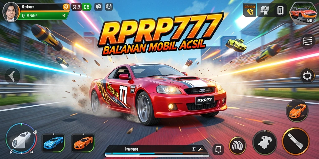 Tampilan menarik dari gameplay balapan di RPRP777