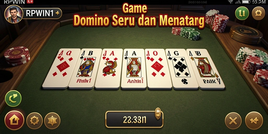 Tampilan gameplay seru dan menantang dari RPWIN1.
