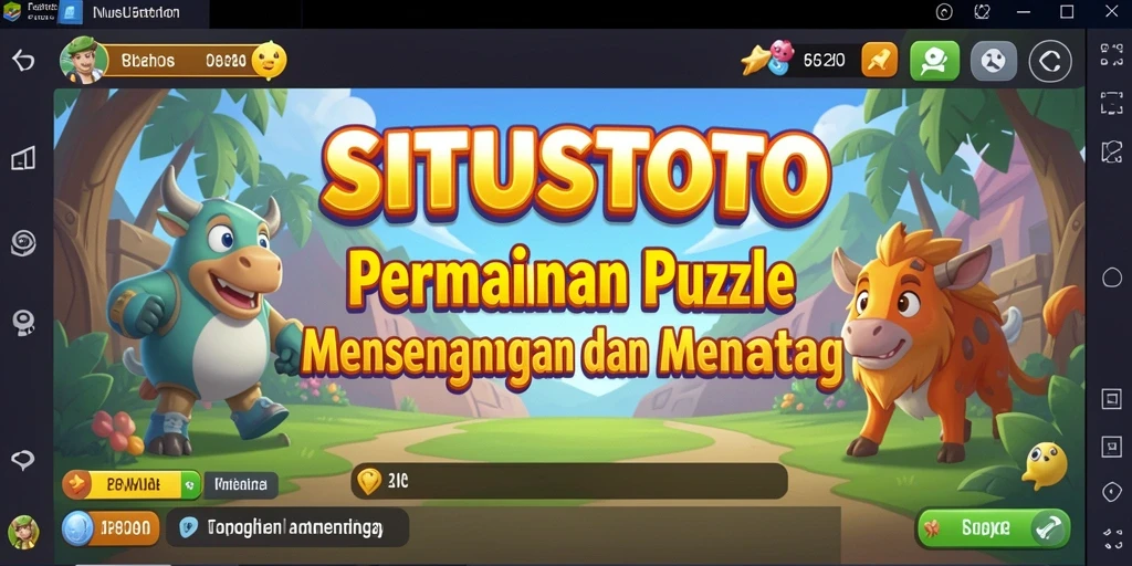 Tampilan gameplay menantang dalam SITUSTOTO yang penuh warna.