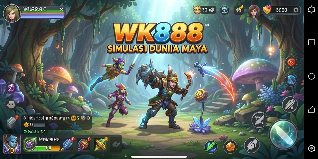 Tampilan gameplay <strong>WK888</strong> yang menampilkan aksi seru dalam dunia simulasi.